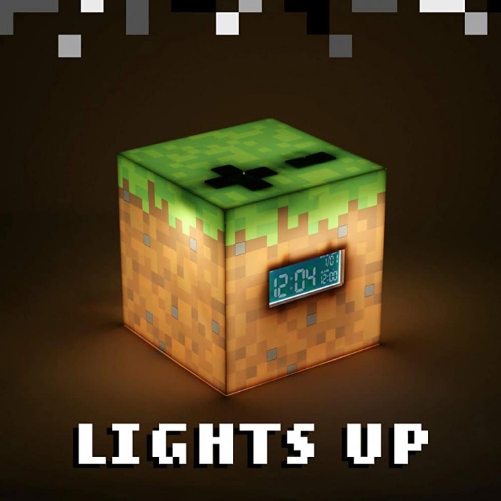 Reloj Despertador Minecraft Licenced By Mojang USB