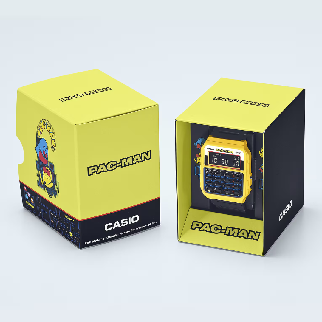Reloj Calculadora Casio Vintage CA-53WPC-1BDR PAC-MAN
