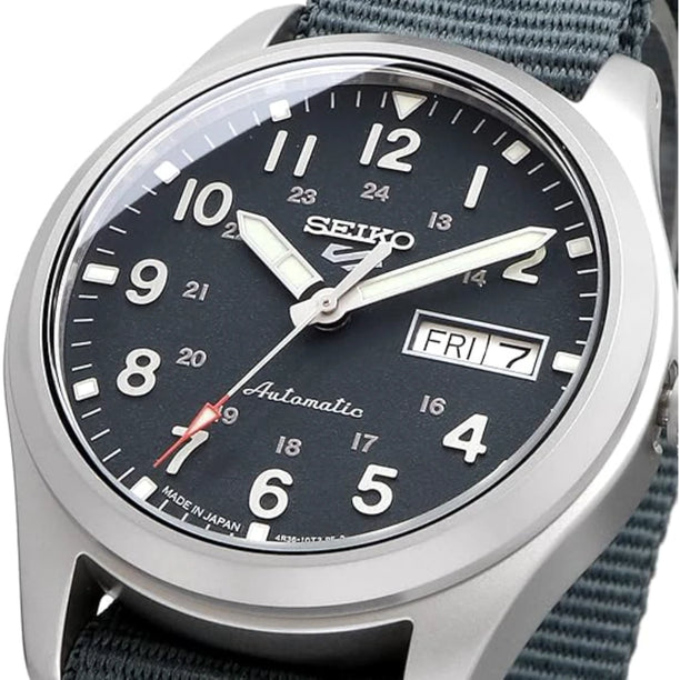 Reloj Seiko 5 Análogo Automático SRPG31 Metálico 39,4mm Field Made In Japan