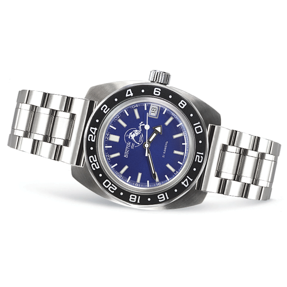 Reloj Vostok Amphibia 17004B Automático Buceo Made in Russia 41mm [EXCLUSIVO]
