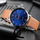 Reloj Casio Análogo MTP-VT01L-2B2 Azul Correa de Cuero 40mm