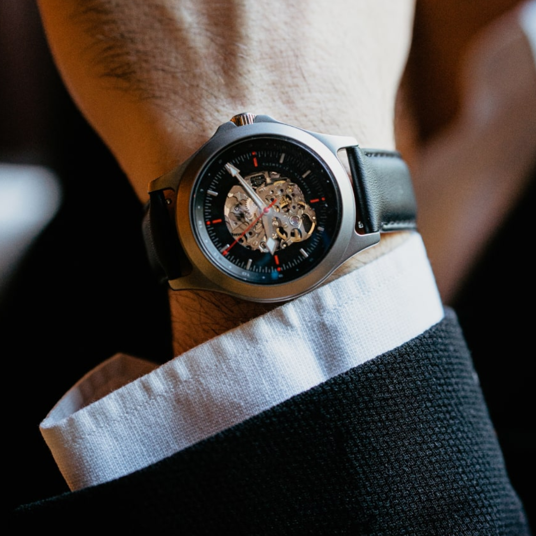 Reloj Luch Skeleton 337060337 Fabricado en Bielorrusia 41mm