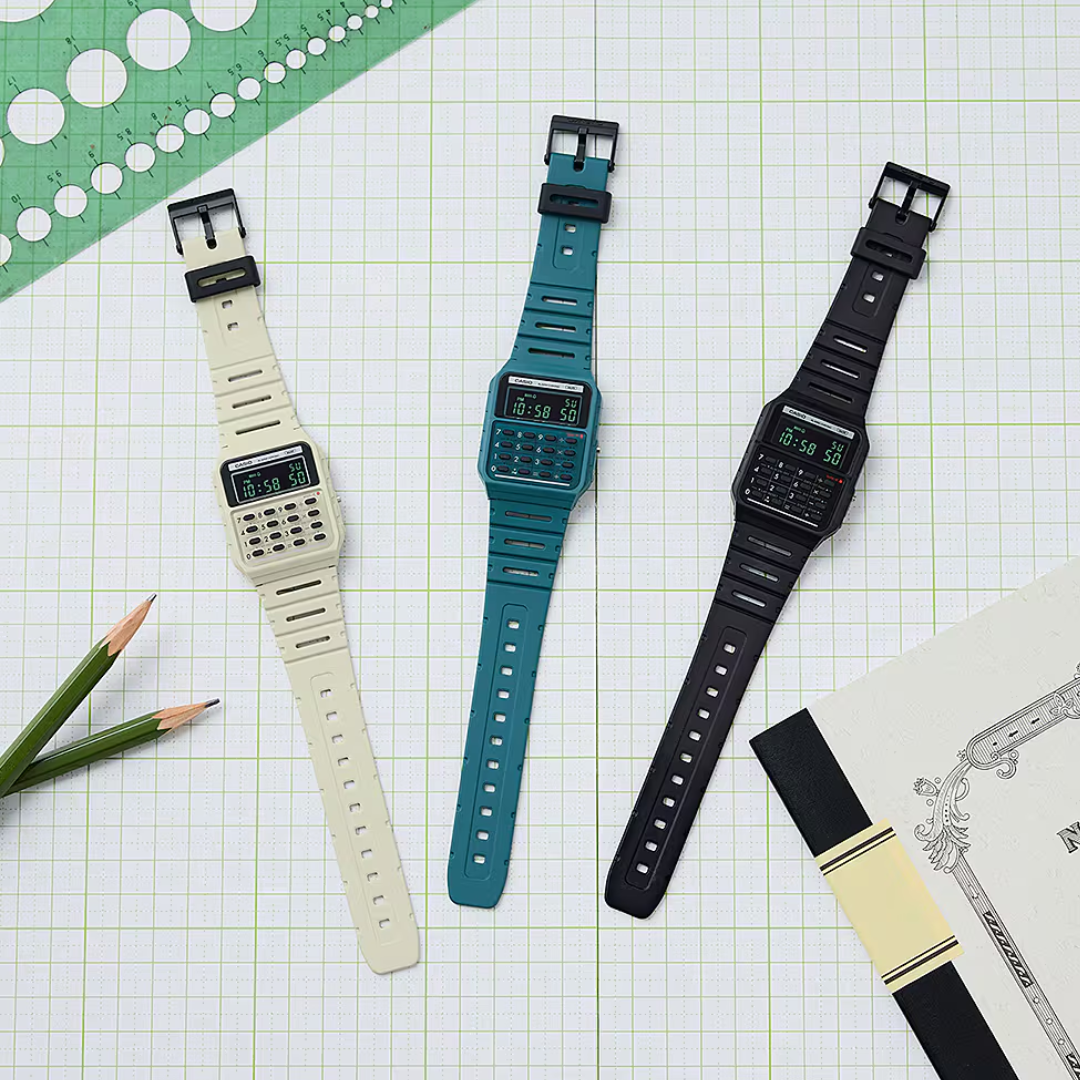 Reloj Calculadora Casio Vintage CA-53WB-8B Blanco 1972