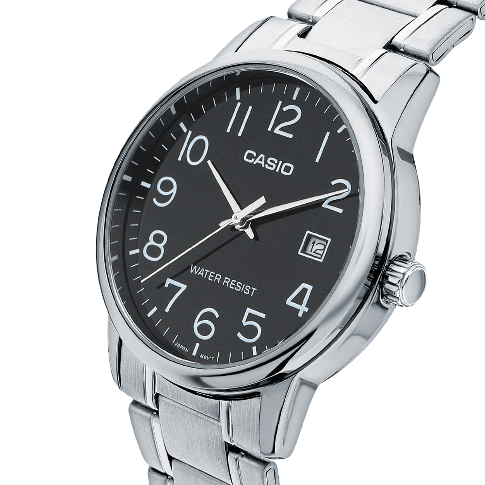 Reloj Casio Análogo MTP-V002D-1B Correa de Acero
