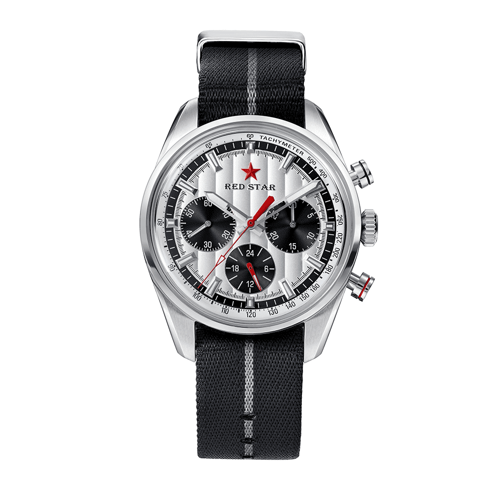 Reloj Red Aviator Pilot Chronograph 8513G-A Panda 41.5mm