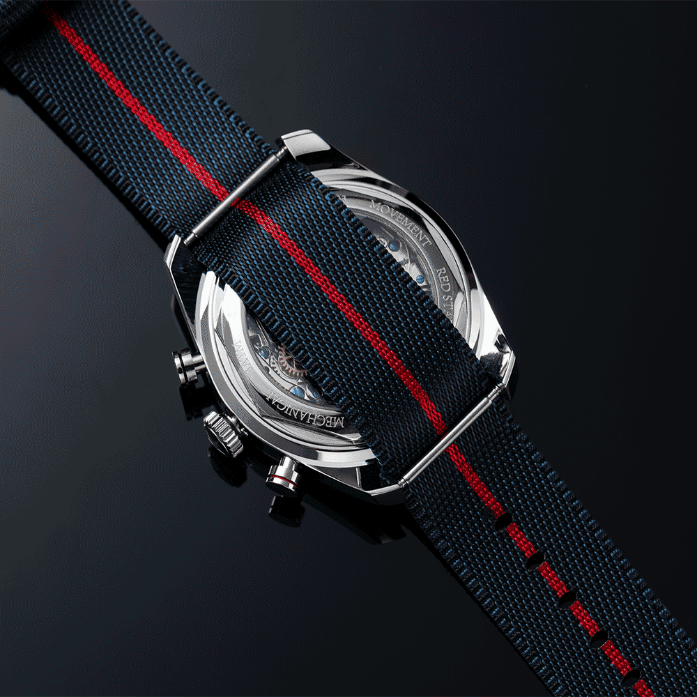 Reloj Red Aviator Pilot Chronograph 8513G-B Panda