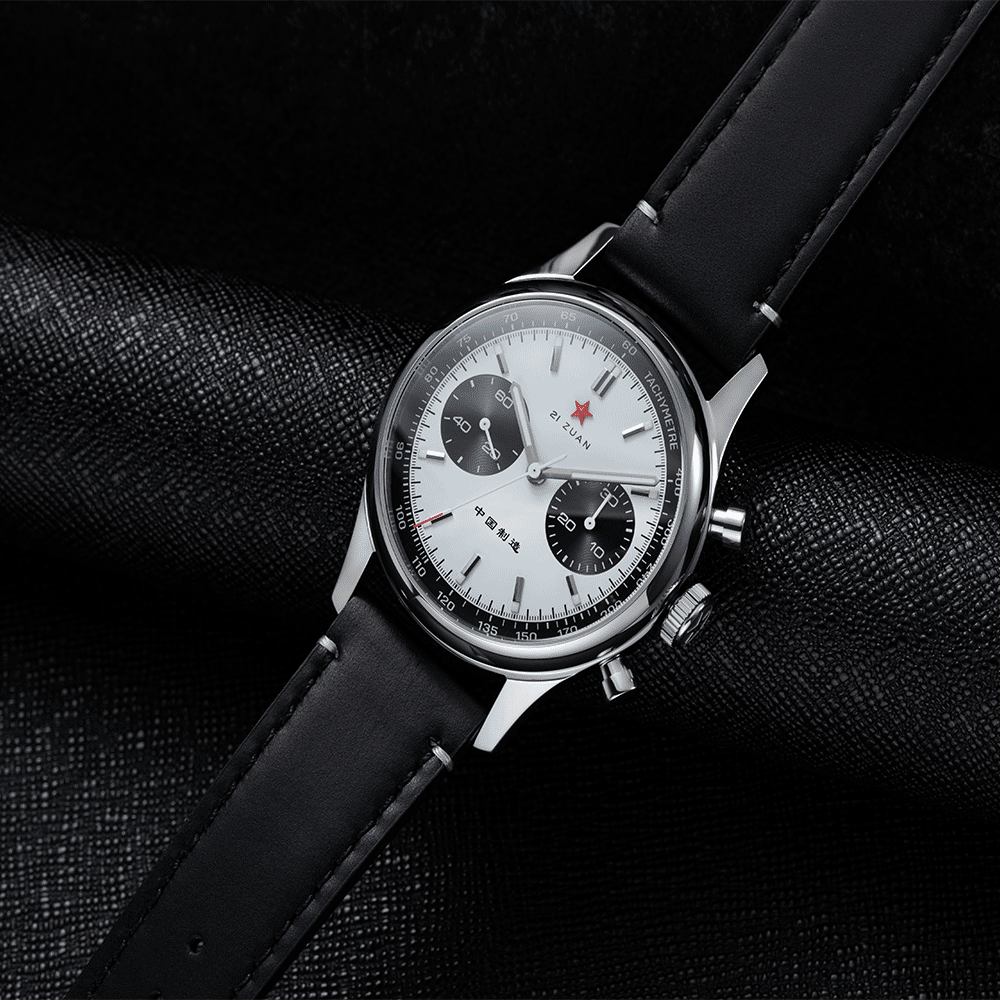 Reloj Red Star Seagull 1963 Hand Wind Mechanical Chronograph 8572G-B 40mm