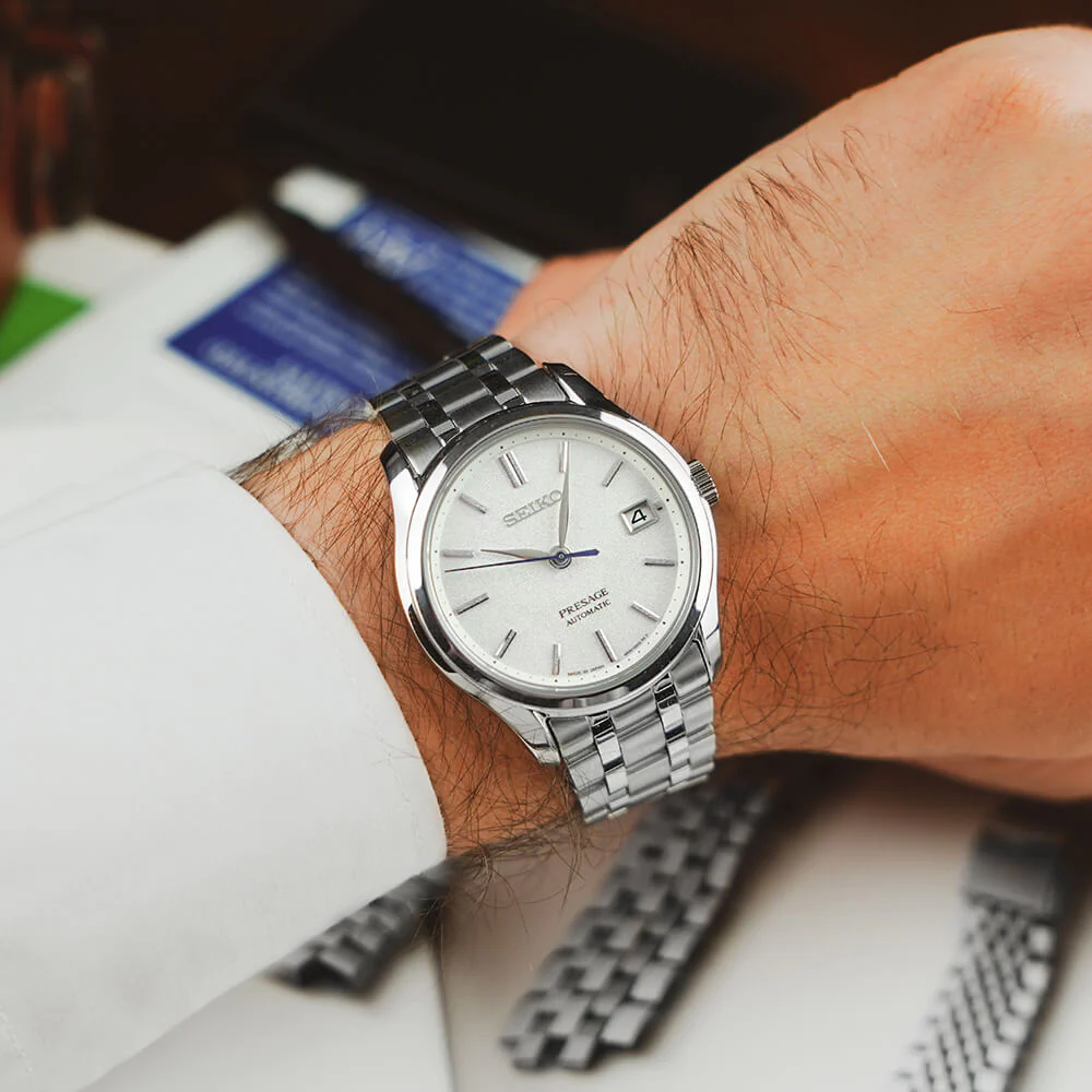 Reloj Seiko Presage Automático SRPD97J1 Made in Japan 38mm