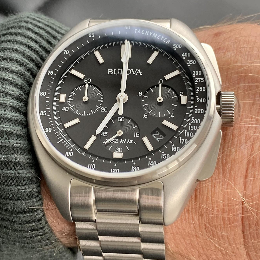 Reloj Bulova Lunar Pilot 96B258 Cronógrafo Archive Series 45MM