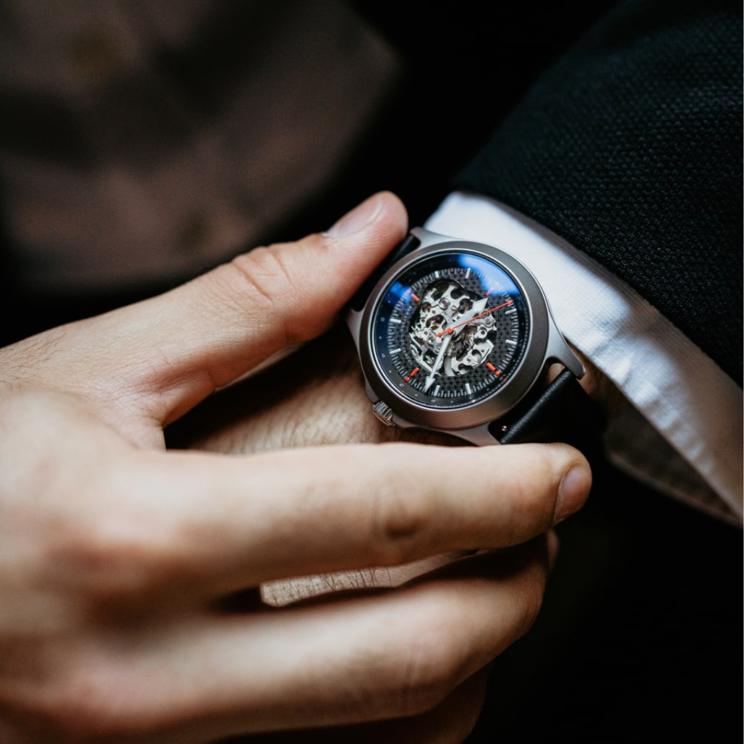 Reloj Luch Skeleton 337060337 Fabricado en Bielorrusia 41mm