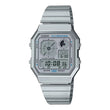 Reloj Casio Vintage A130WE-7A Nuevo Twin-Graph Plateado