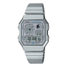 Reloj Casio Vintage A130WE-7A Nuevo Twin-Graph Plateado