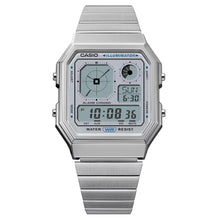 Reloj Casio Vintage A130WE-7A Nuevo Twin-Graph Plateado