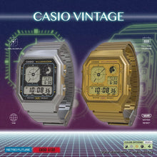 Reloj Casio Vintage A130WE-1A Nuevo Twin-Graph Negro