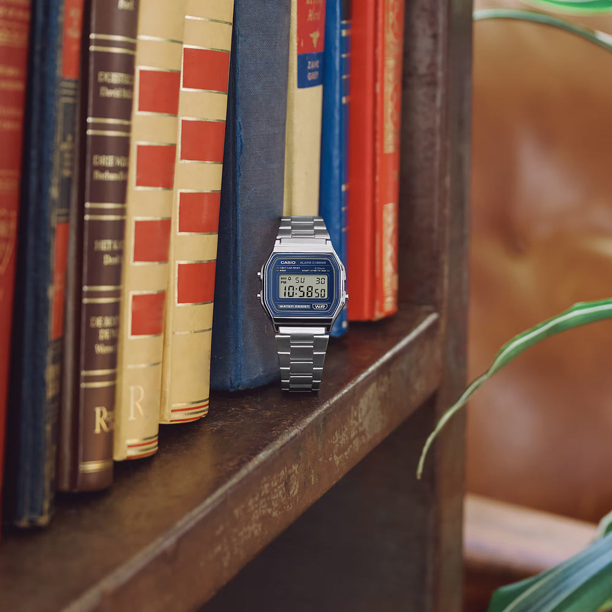 Reloj Casio Vintage A158WEA-2 Alarm Chrono Digital Azul