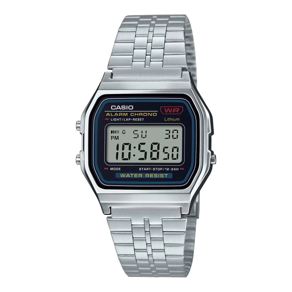 Reloj Casio Vintage A159WA-N1DF Plateado MADE IN JAPAN