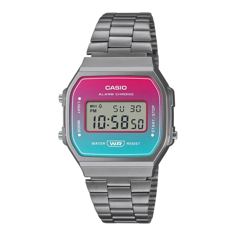 Reloj Casio Vintage A168WERB-2A Fucsia Celeste