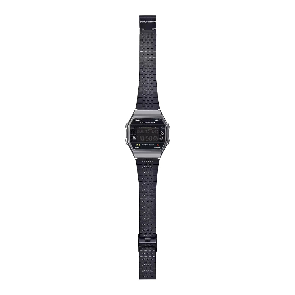 Reloj Casio Vintage  ABL-100WEPC-1B Pac-Man Plateado