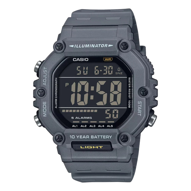 Reloj Casio Vintage AE-1600H-8B Negro Pantalla Negativa