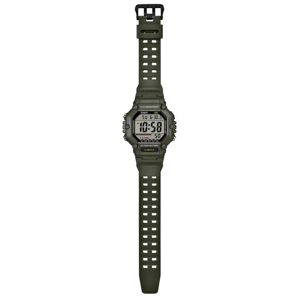 Reloj Casio Vintage AE-1600HX-3A Verde 10 años de Batería