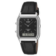 Reloj Casio Vintage AQ-230EL-1A Negro Cuero