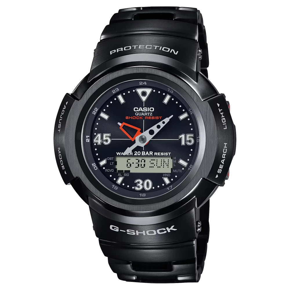Reloj Casio AWM-500-1A Análogo Digital Tough Solar Full Acero Made in Japan