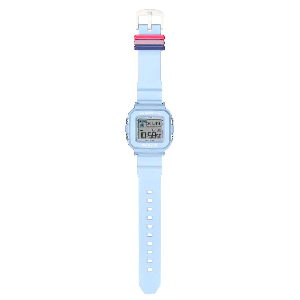 Reloj Casio Baby-G  BGD-10L-2 10BAR Celeste