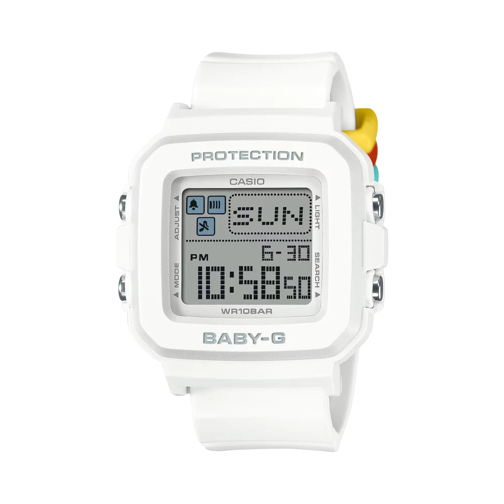 Reloj Casio Baby-G  BGD-10L-7DR 10BAR Blanco