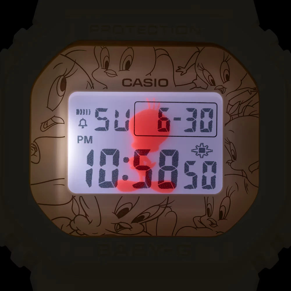 Reloj Casio Baby-G BGD-565TW-5DR Looney Tunes Piolín Edición Limitada
