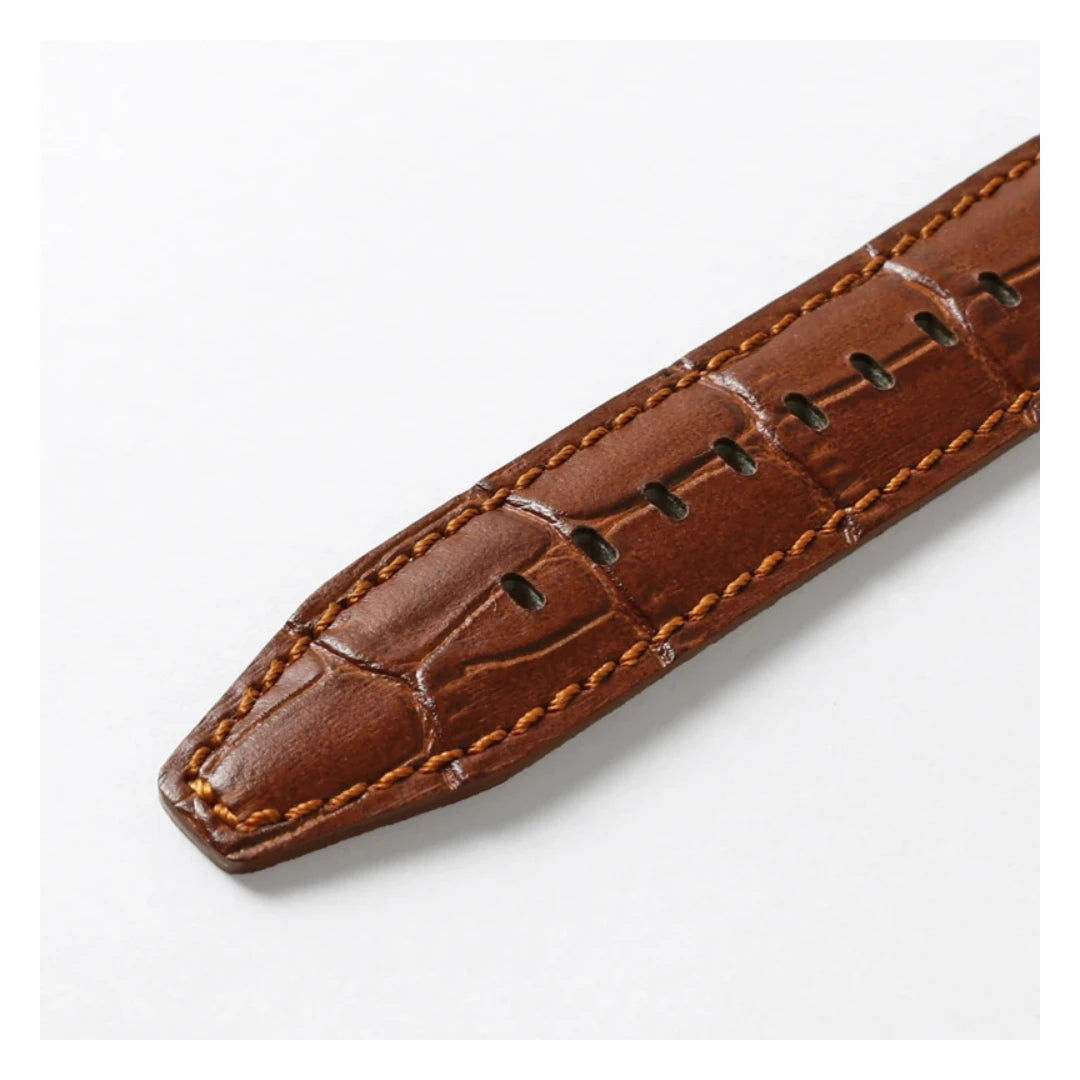 Correa de Cuero Bambi BKE112CP 18mm Café