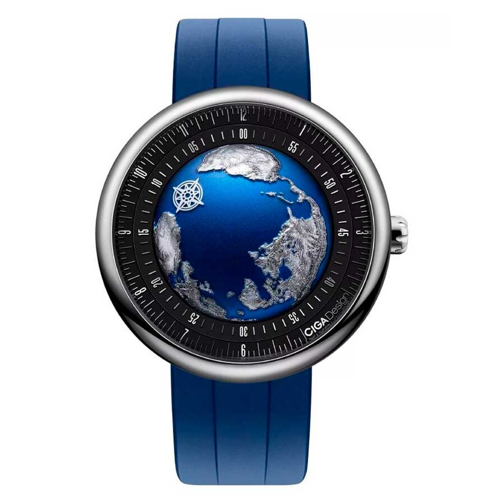 Reloj Ciga Design U039-SU01-W6U Planet II Atlántico Automático Acero 46mm