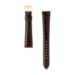 Correa de Piel de caimán Bambi BWE251BS 20mm Café oscuro
