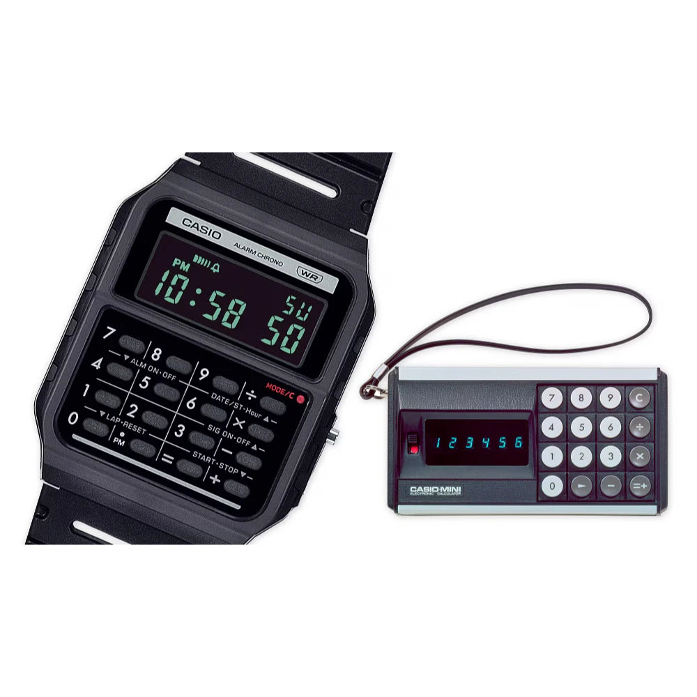 Reloj Calculadora Casio Vintage  CA-53WB-1B Negro 1972