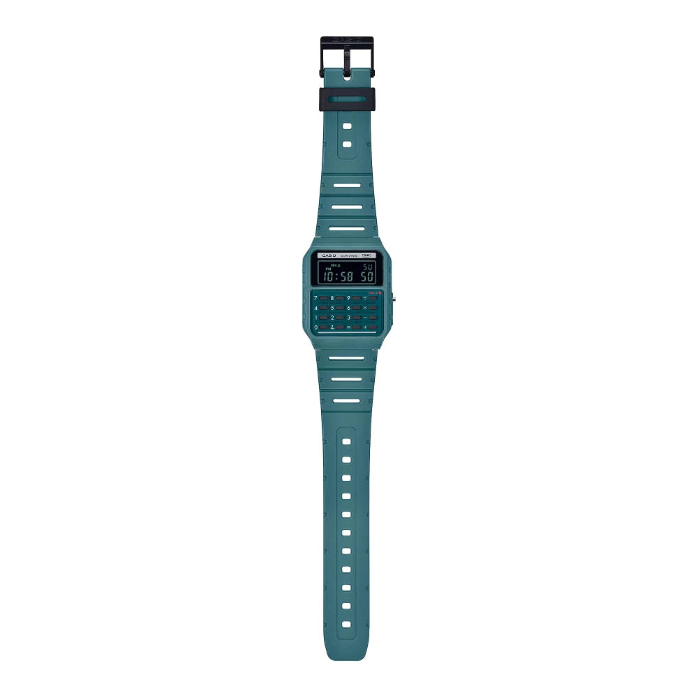 Reloj Calculadora Casio Vintage  CA-53WB-3B Verde Agua Marina 1972