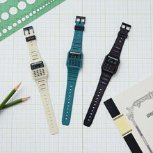 Reloj Calculadora Casio Vintage  CA-53WB-3B Verde Agua Marina 1972