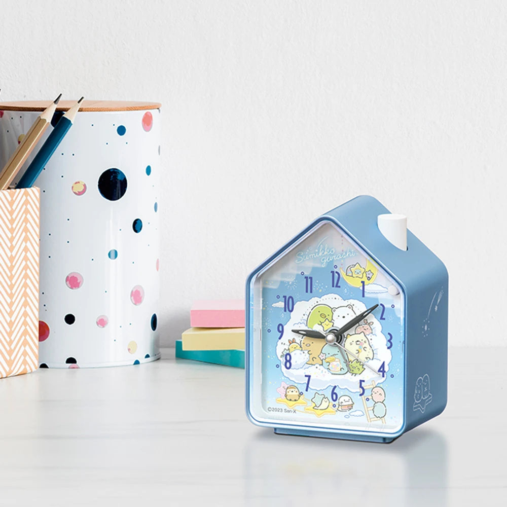 Reloj Seiko Clocks Sumikko Gurashi CQ166L Alarma Musical Azul