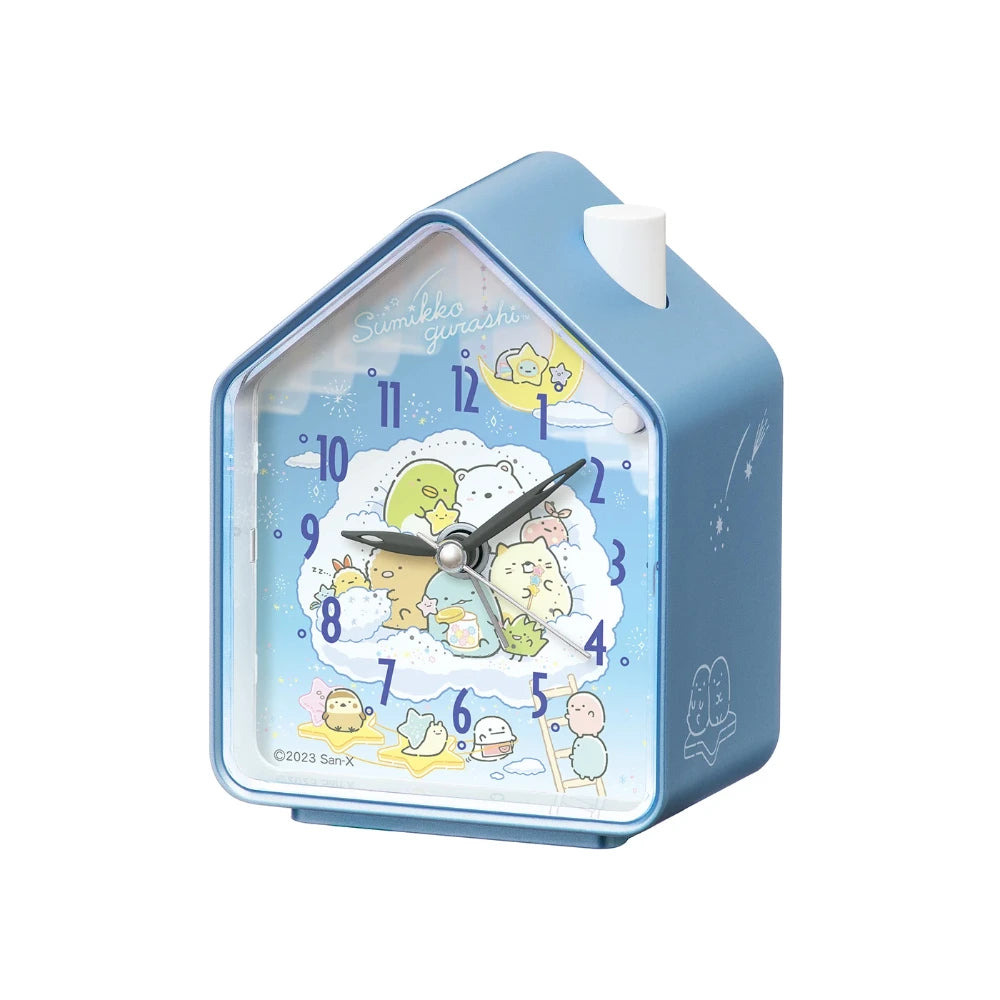 Reloj Seiko Clocks Sumikko Gurashi CQ166L Alarma Musical Azul