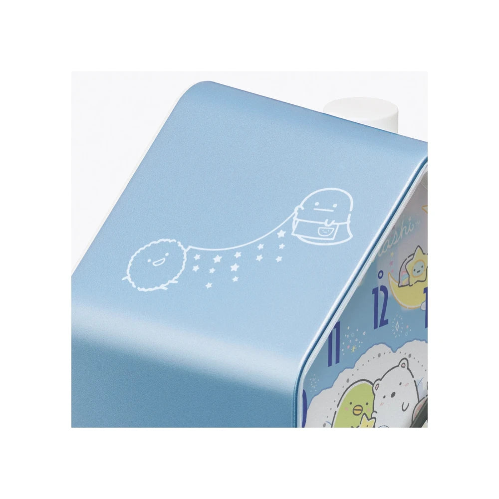 Reloj Seiko Clocks Sumikko Gurashi CQ166L Alarma Musical Azul