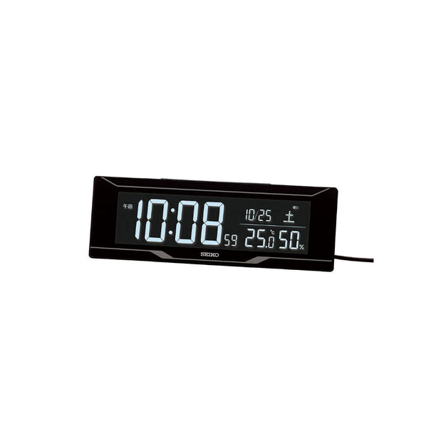Reloj Seiko Clocks Digital DL308K LCD Negativo Multifunción Negro