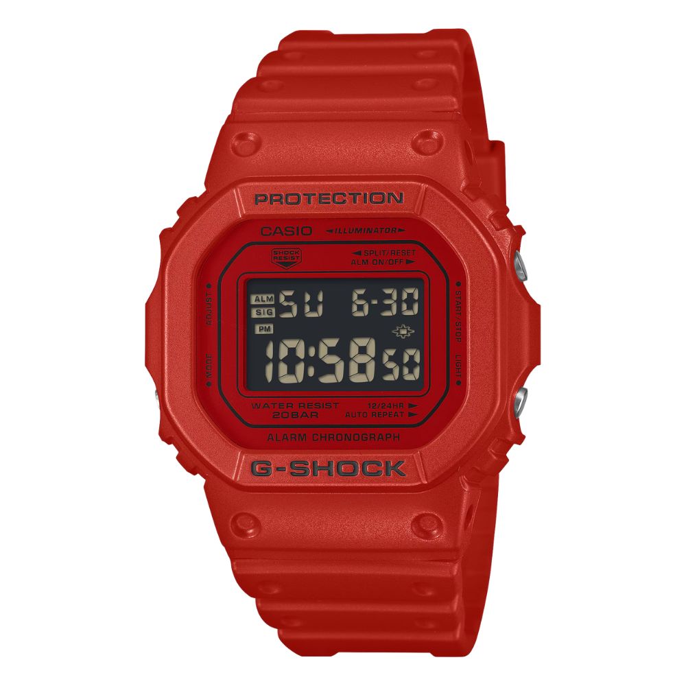 Reloj Casio G-Shock Vintage DW-5600RRB-4 Rojo