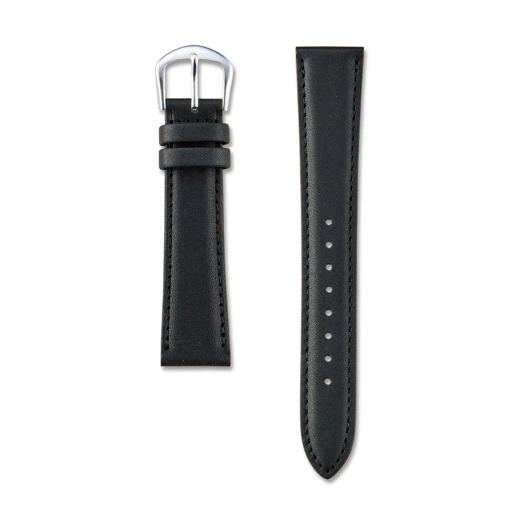 Correa de cuero Seiko DX61A 20mm Negro