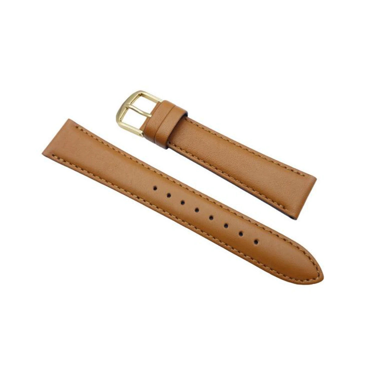 Correa de cuero Seiko DX71-20 20mm color Café