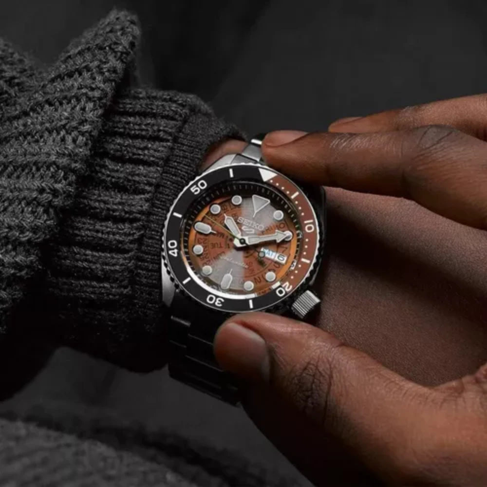 Reloj Seiko 5 Análogo Automático SRPJ47 Skeleton 42mm Made In Japan