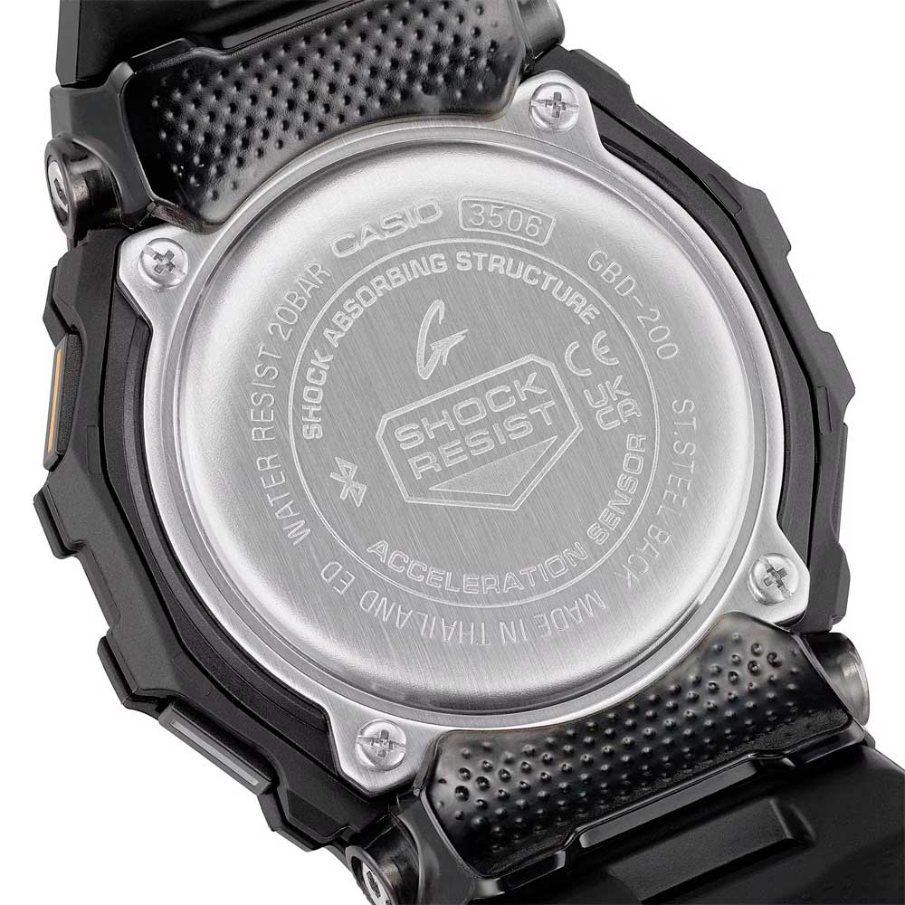 Reloj Casio G-Shock G-SQUAD GBD-200-1A1JF Bluetooth JDM