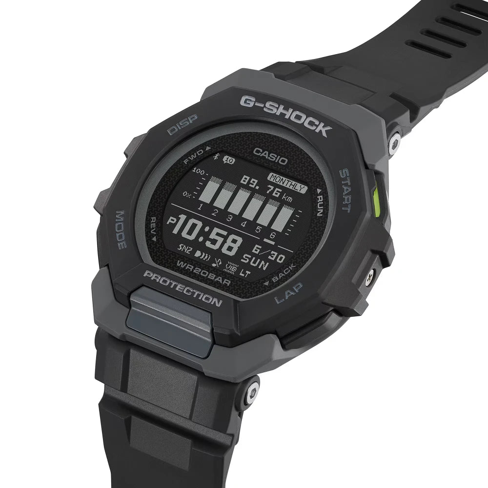 Reloj Casio G-Shock G-SQUAD GBD-300-1 Bluetooth Negro