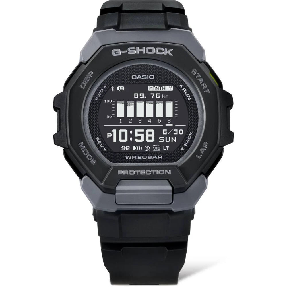 Reloj Casio G-Shock G-SQUAD GBD-300-1 Bluetooth Negro
