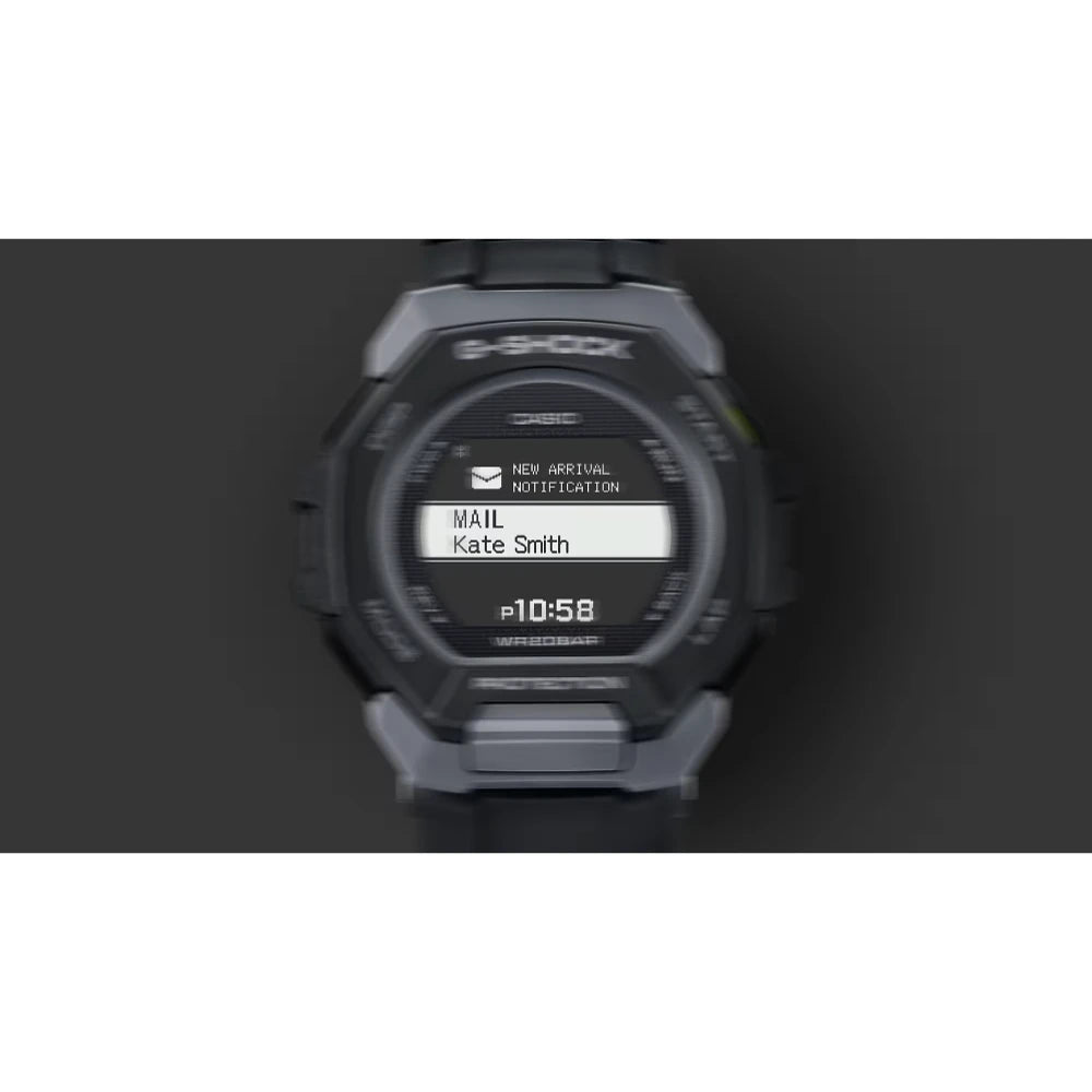 Reloj Casio G-Shock G-SQUAD GBD-300-1 Bluetooth Negro