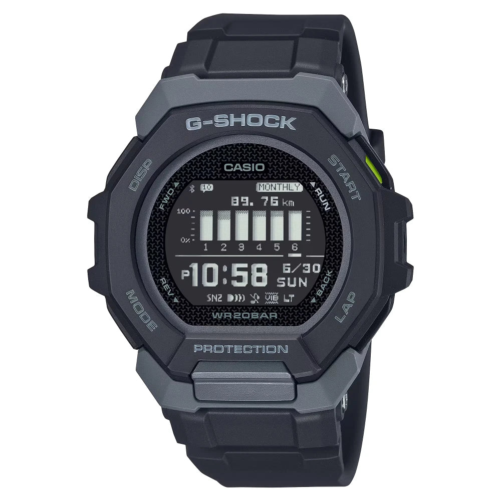 Reloj Casio G-Shock G-SQUAD GBD-300-1 Bluetooth Negro