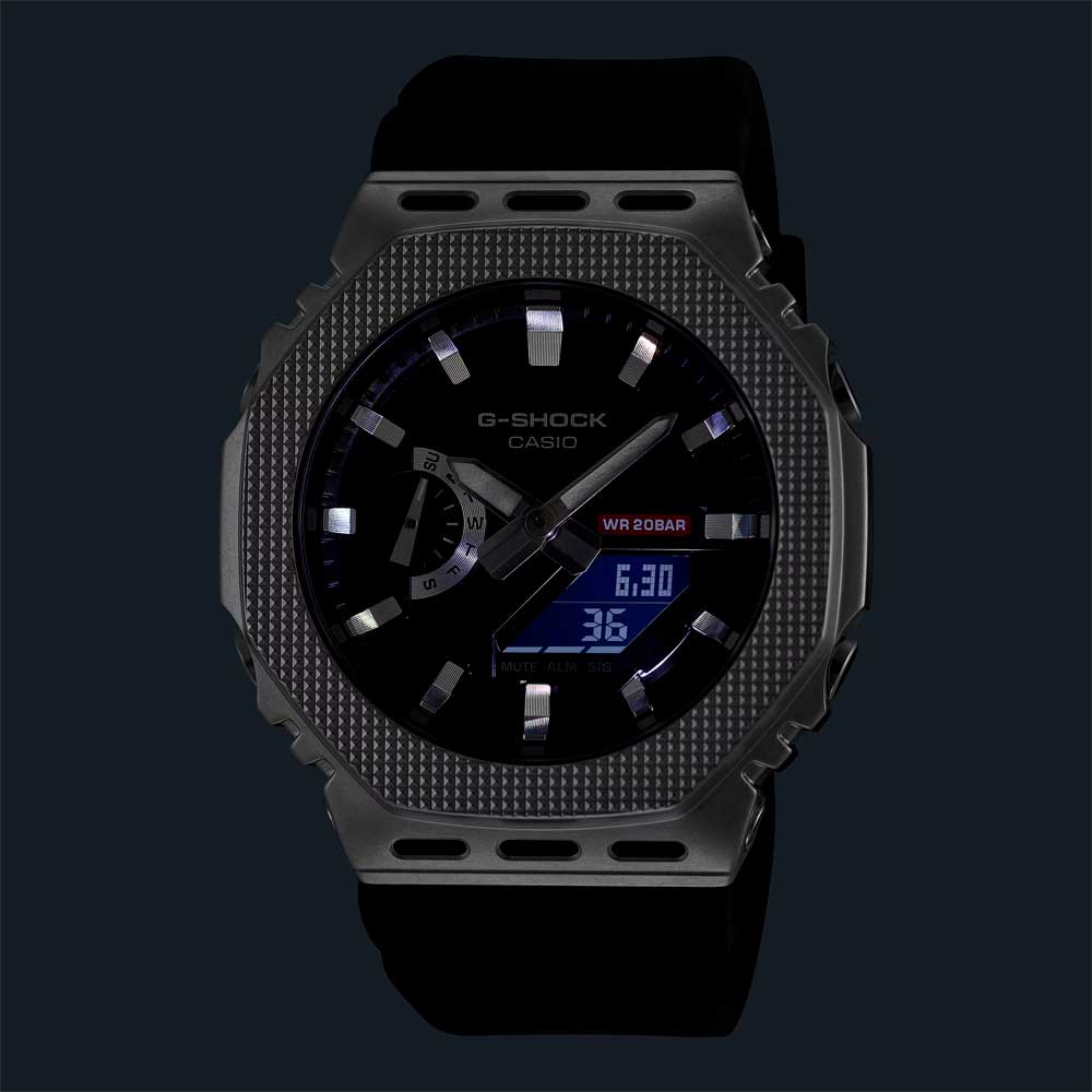 Reloj Casio G-Shock Casioak GM-2100M-1A G-Steel Acero