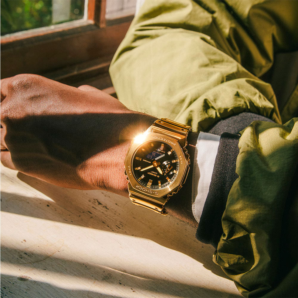 Reloj Casio G-Shock Casioak GM-2100YMG-9A Acero Dorado – Dando La Hora